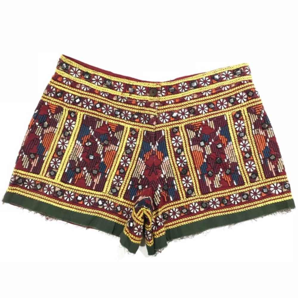 Chelsea & Violet Embroidered Boho Shorts